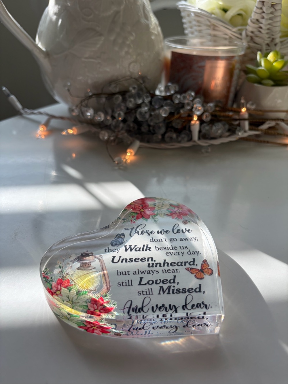Memorial Acrylic Heart